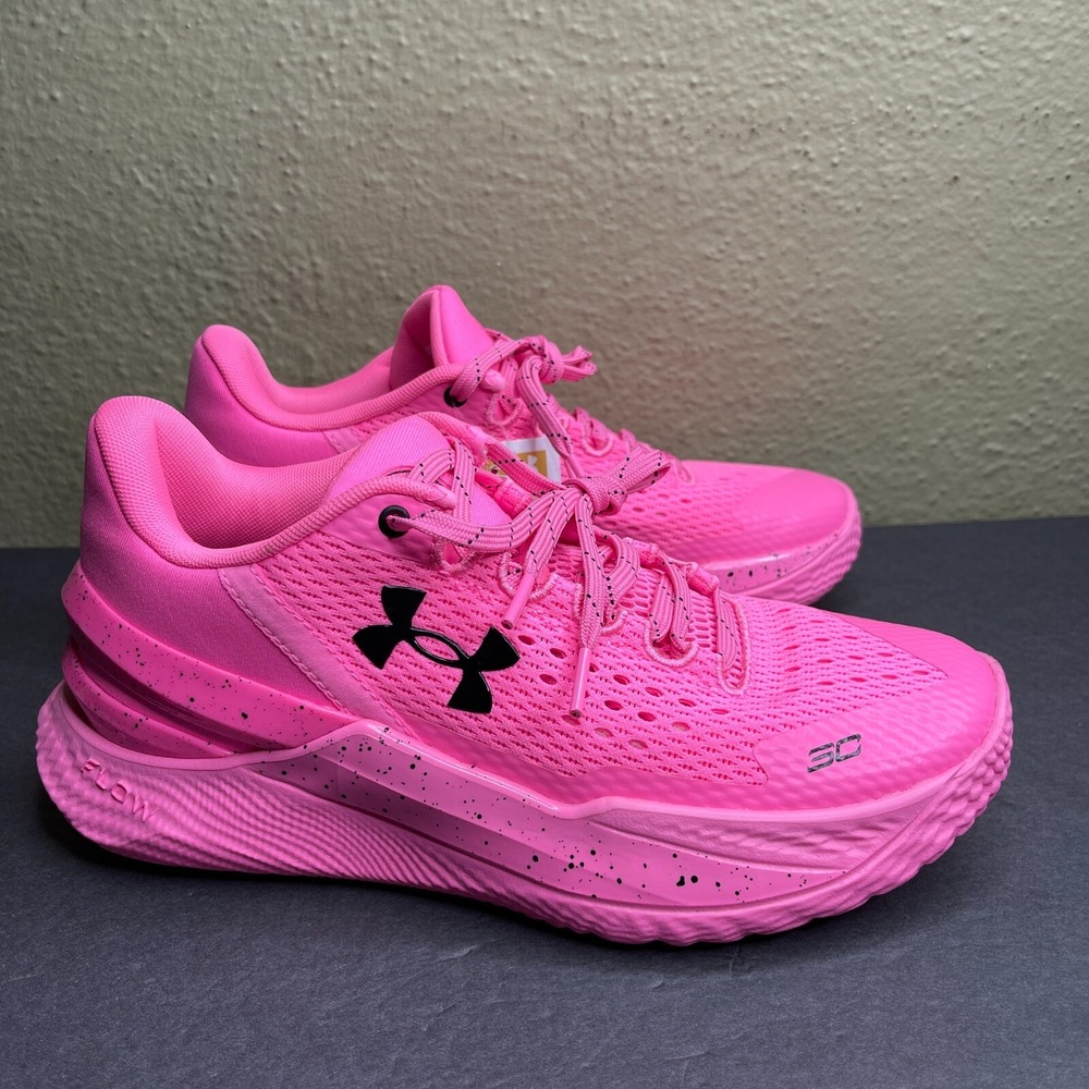Under Armour Curry Low Flow 1  Pink Mens Size 9 Unreleased Sample 3026051-001